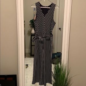 Banana Republic Blue and White Romper